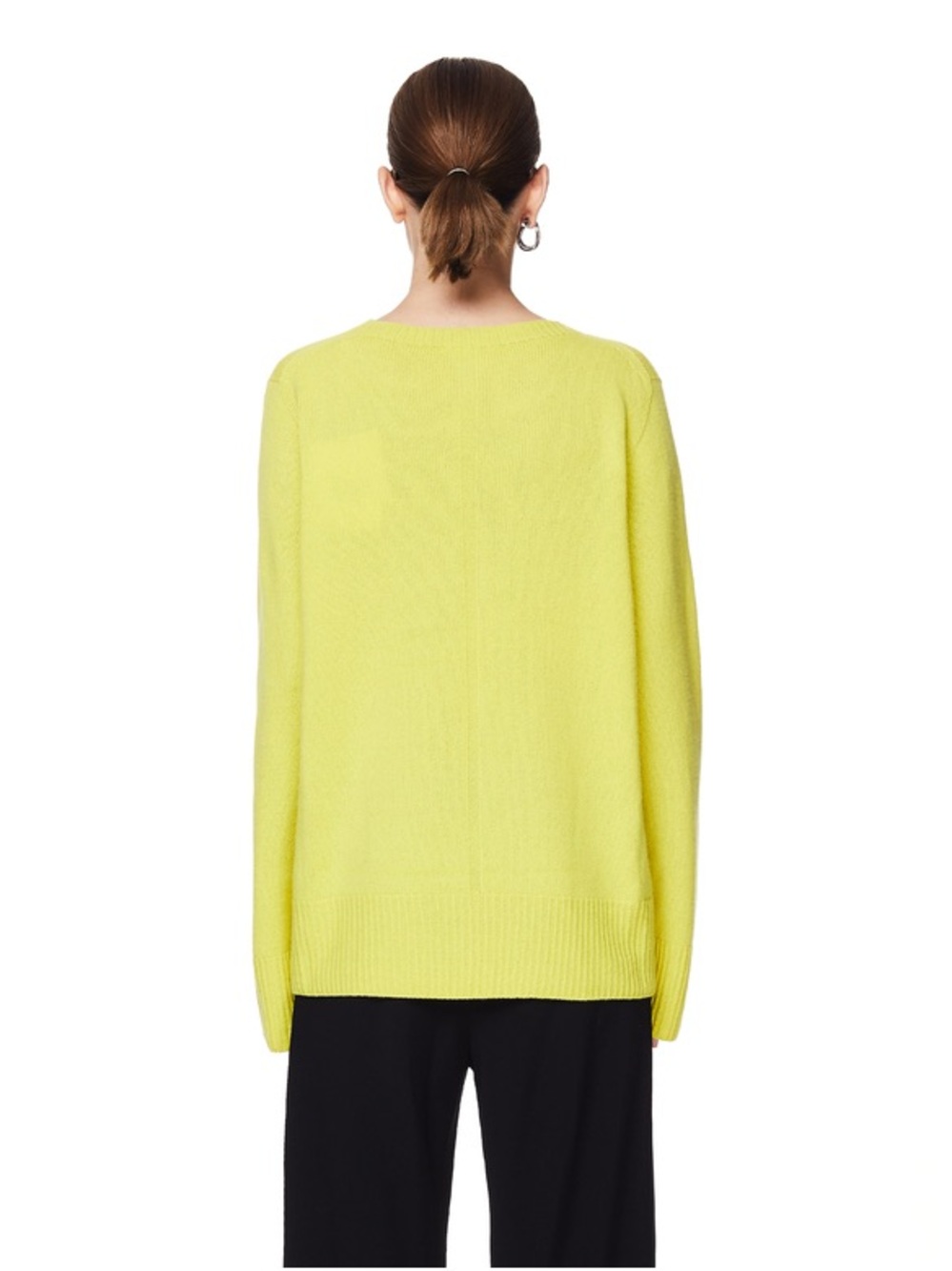 The Row Yellow Cashmere Sweater - Picture 2 of 9